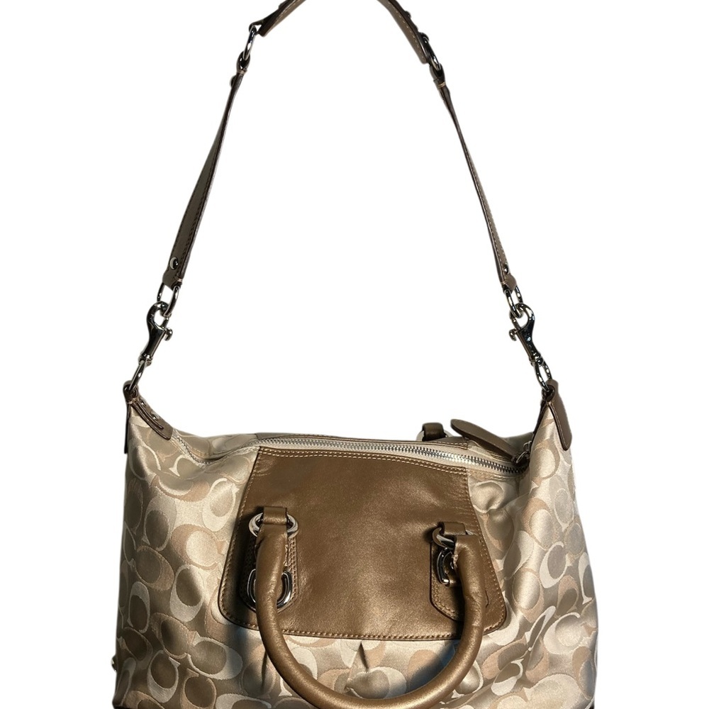COACH ASHLEY SHOULDERBAG TOTE LOGO EMBOSSED F18425 - Picture 2 of 6